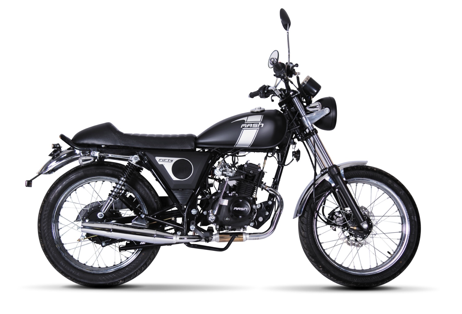 image moto Mash Fifty 50 noir mat