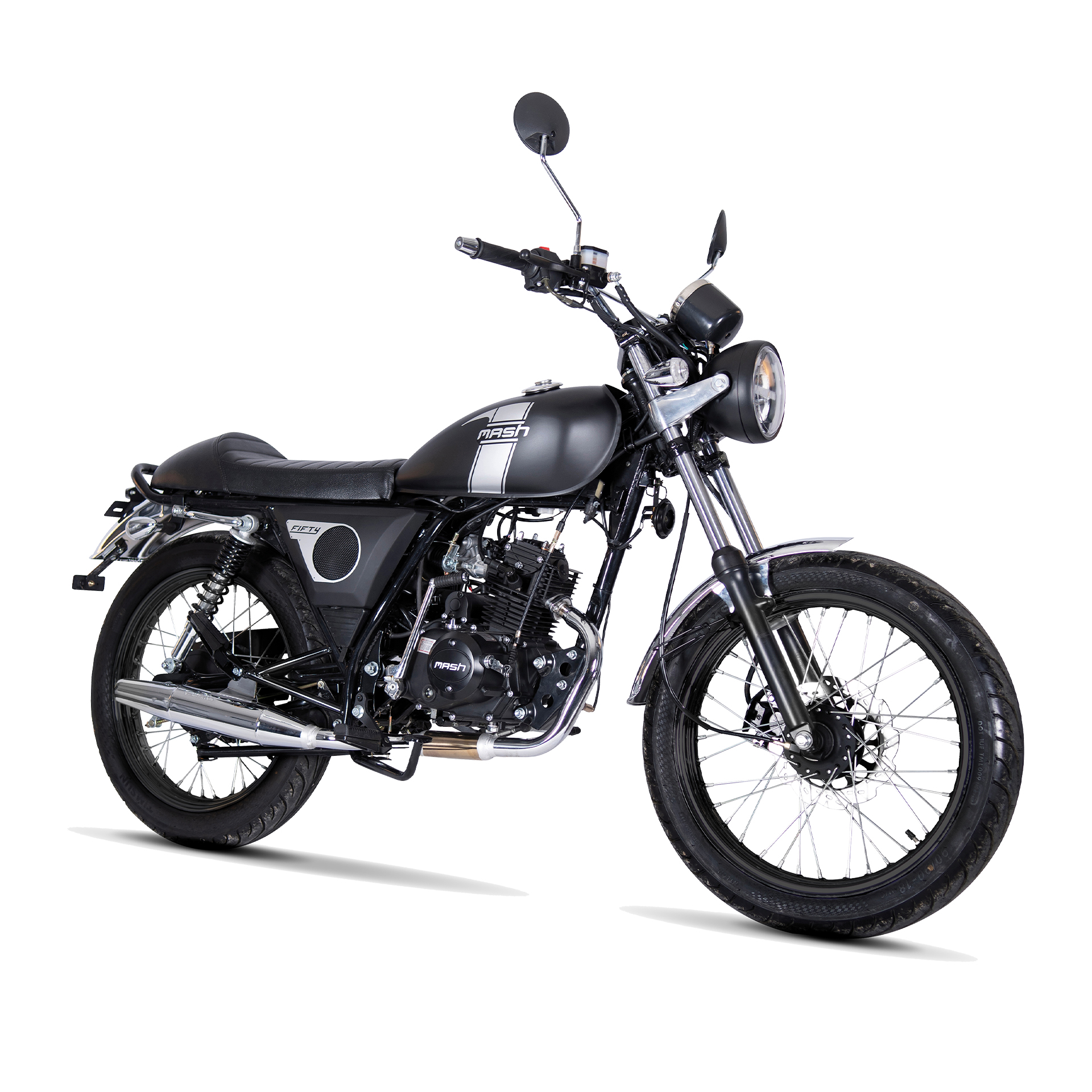 image moto Mash Fifty 50 noir mat