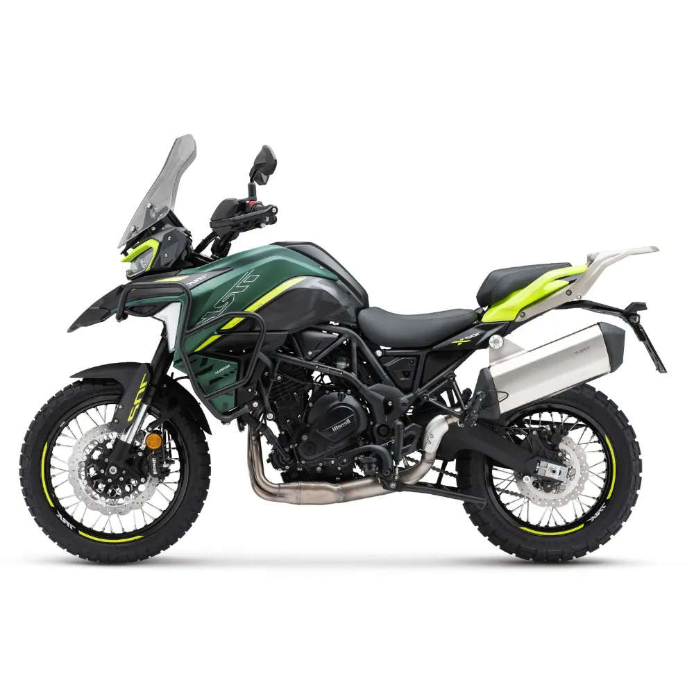 Benelli TRK 702X E5+ – Trail baroudeur 698 cm³ vert