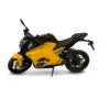 f77-mach-2-jaune-g2r-c-g Moto électrique Ultraviolette F77 Mach 2 jaune – vue latérale gauche.