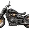 Cyclone RA600 5 Cyclone RA 600 noire – Moto cruiser bobber 550 cm³