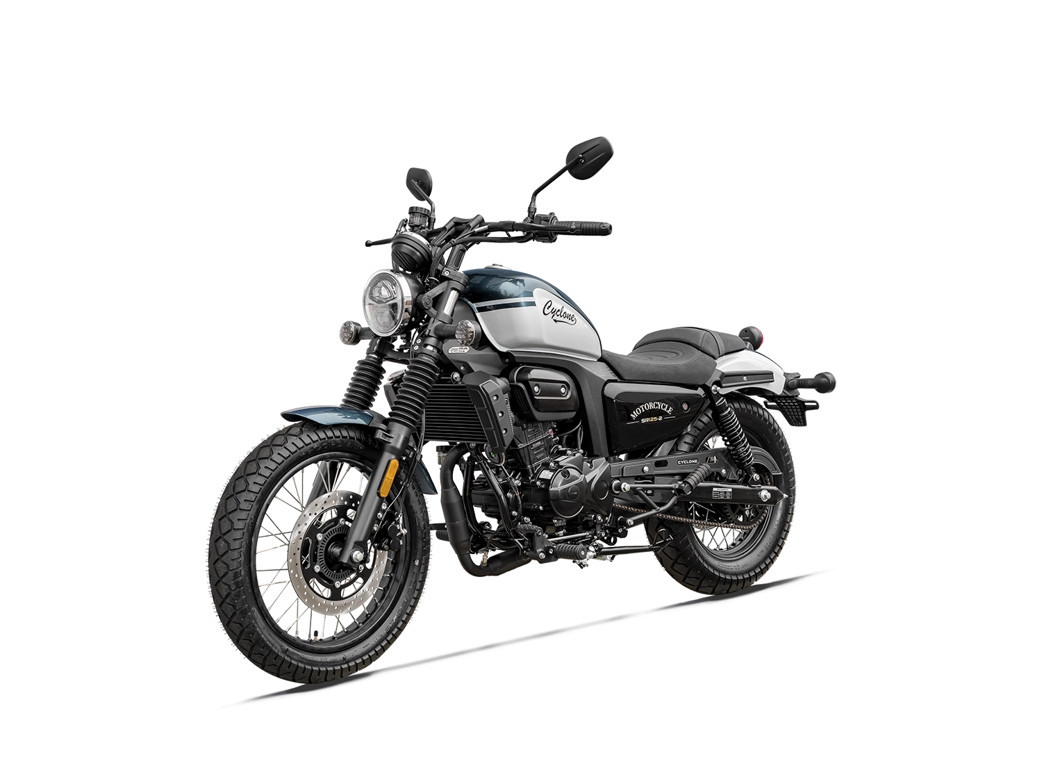 ra125-plus-verde-360-2 CYCLONE RA 125 bicolore – Moto trail 125 Adventure